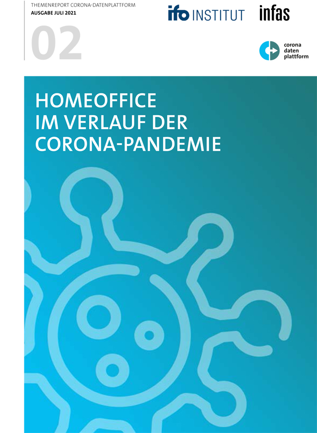 Cover der Publikation infas Corona-Datenplattform Homeoffice