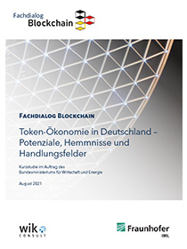 Cover der Kurzstudie "Token-Ökonomie in Deutschland – Potenziale, Hemmnisse und Handlungsfelder"