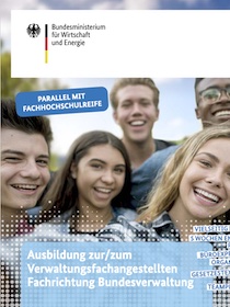 Cover der Publikation Ausbildung als Verwaltungsfachangestellte/r FH (Flyer)