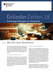 Cover der Publikation GründerZeiten Nr. 18