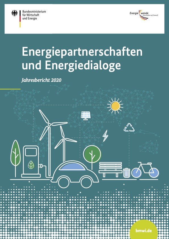 Cover der Publikation Jahresbericht Energiepartnerschaften 2020