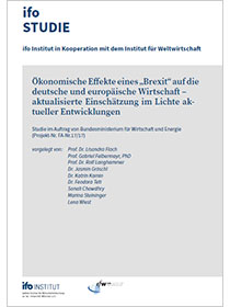 Cover der Publikation Ökonomische Effekte eines„Brexit“ auf die deutsche und europäische Wirtschaft