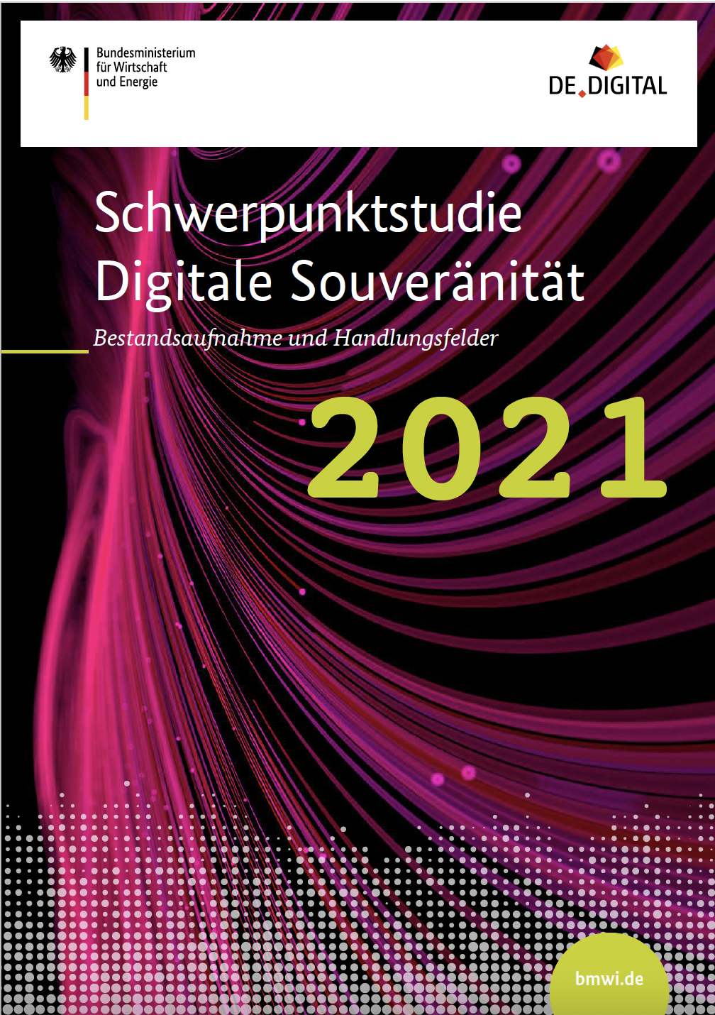Cover der Schwerpunktstudie Digitale Souveränität