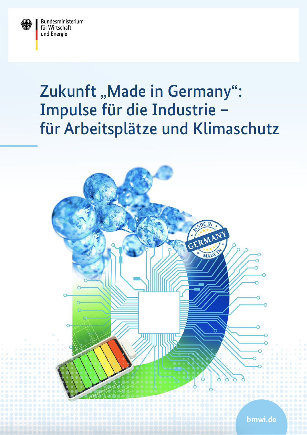 Cover der Publikation: Zukunft „Made in Germany“