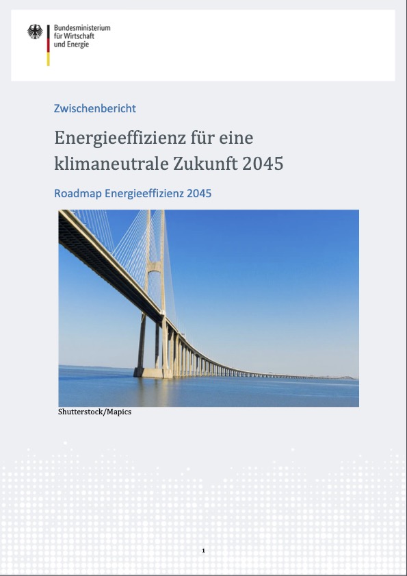 Zwischenbericht Energieeffizienz für eine klimaneutrale Zukunft 2045