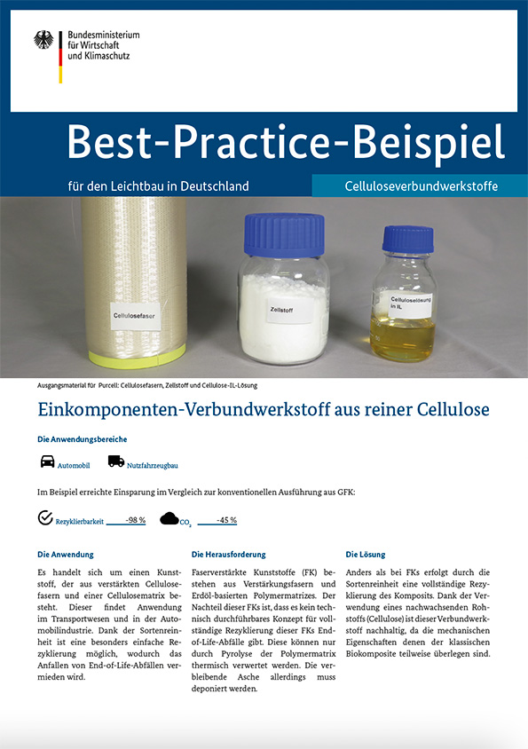 Best-Practice Beispiel Cellulose Verbundstoff