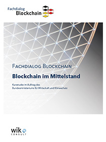 Cover der Publikation Blockchain im Mittelstand