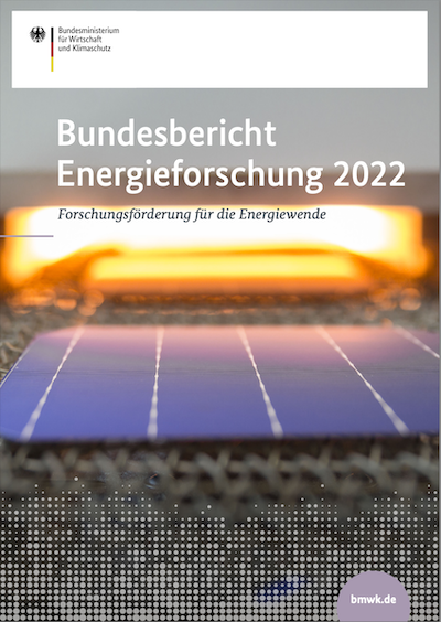 Cover der Publikation Bundesbericht Energieforschung 2022