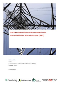 Cover Ansätze eines Offshore-Stromnetzes in der Ausschließlichen Wirtschaftszone (AWZ)