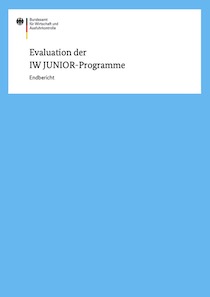 Cover Evaluation der IW JUNIOR-Programme Endbericht