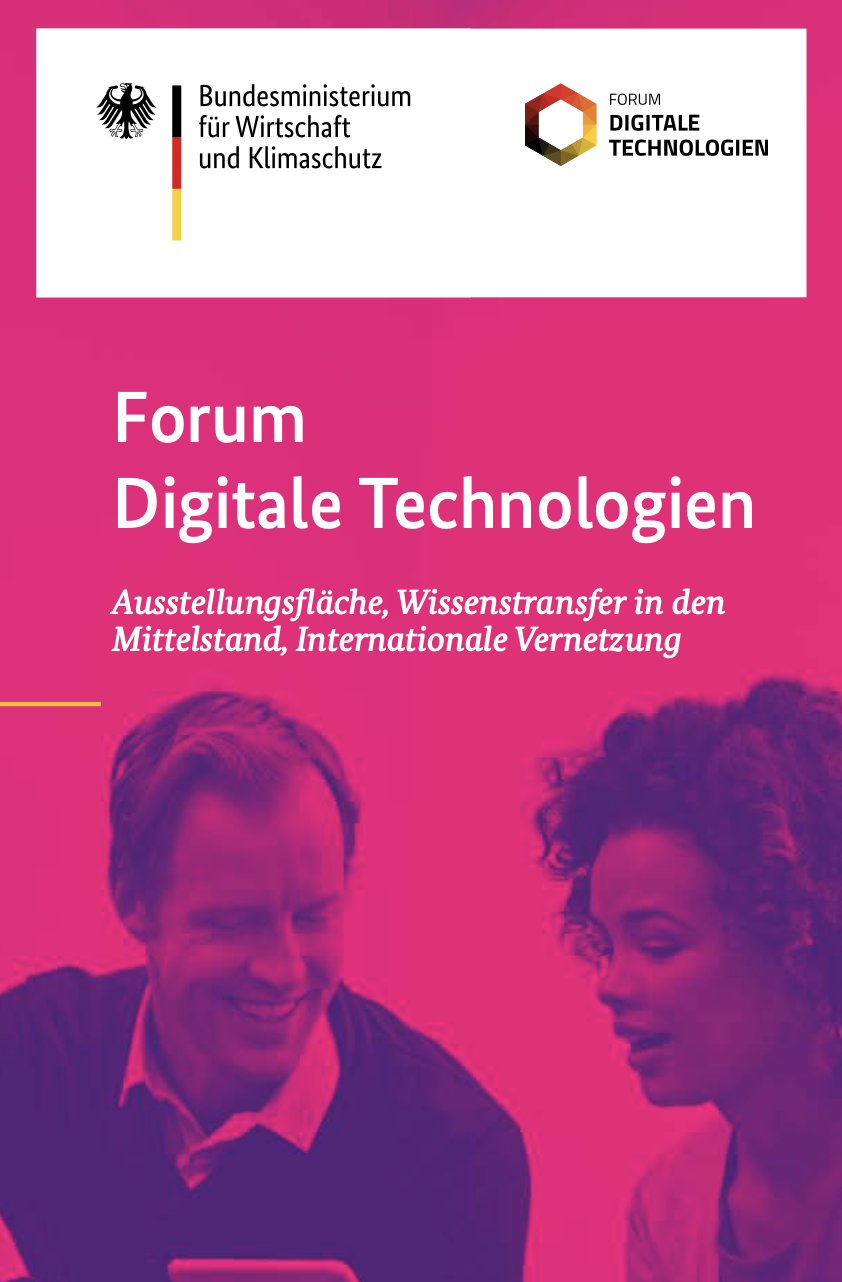 Cover des Flyer Forum Digitale Technologien