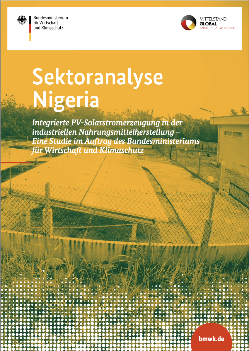 Cover der Publikation Sektoranalyse Nigeria