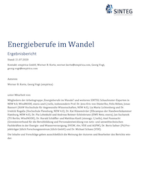 SINTEG- Ergebnisbericht "Energieberufe"