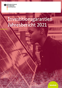 Cover der Publikation "Investitionsgarantien Jahresbericht 2021"