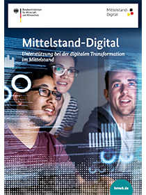 Cover der Publikation/Flyer Mittelstand-Digital Das Netzwerk für den Mittelstand