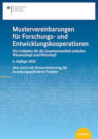 Cover der Publikation Mustervereinbarungen für Forschungs- und Entwicklungskooperationen