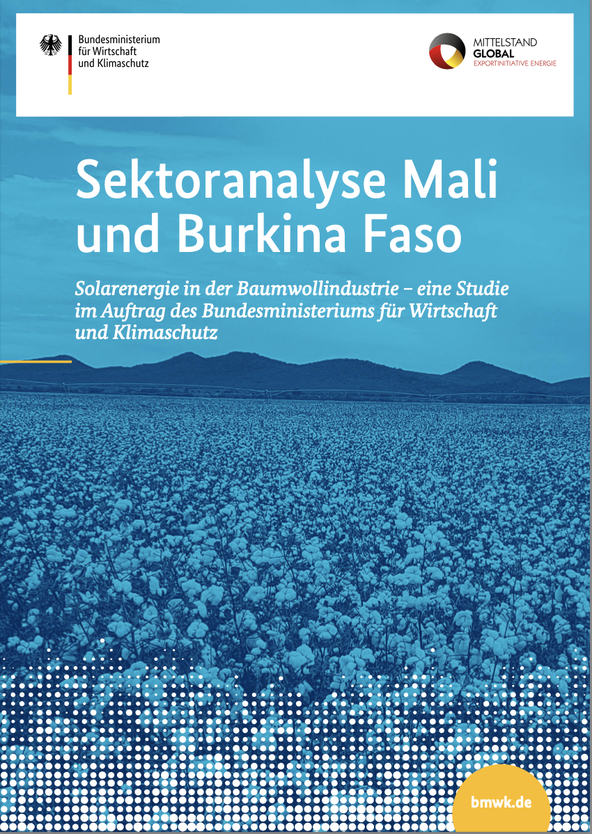 Cover der Publikation Sektoranalyse Mali und Burkina Faso