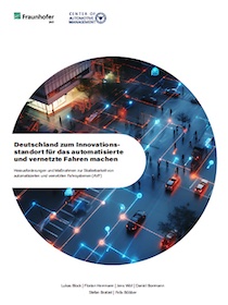 Deutschland zum Innovationsstandort für das automatisierte und vernetzte Fahren machen Cover