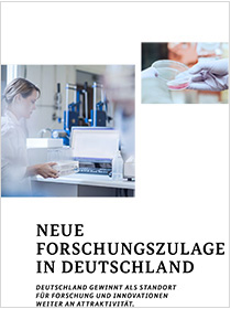 Cover der Publikation Schlaglichter der Wirtschaftspolitik "Neue Forschungszulage in Deutschland"