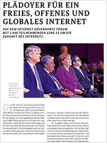 Cover der Publikation Schlaglichter der Wirtschaftspolitik "Plädoyer für ein freies, offenes und globales Internet"