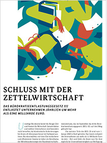 Cover der Publikation Schlaglichter der Wirtschaftspolitik "Schluss mit der Zettelwirtschaft"