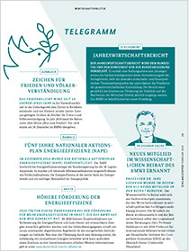 Cover der Publikation Schlaglichter der Wirtschaftspolitik "Telegramm"