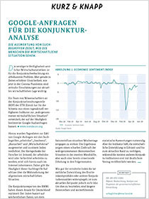 Cover der Publikation Schlaglichter der Wirtschaftspolitik "Kurz & Knapp"