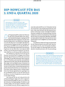 Cover der Publikation Schlaglichter der Wirtschaftspolitik "BIP-Nowcast für das 3. und 4. Quartal 2020"