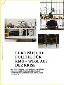 Cover der Publikation Schlaglichter der Wirtschaftspolitik "Europäische Politik für KMU"