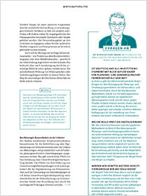Cover der Publikation Schlaglichter der Wirtschaftspolitik "3 Fragen an"