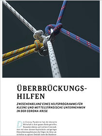 Cover der Publikation Schlaglichter der Wirtschaftspolitik "Überbrückungshilfen"