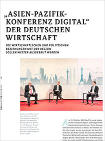 Cover der Publikation Schlaglichter der Wirtschaftspolitik "„Asien-Pazifikkonferenz Digital“ der deutschen Wirtschaft"