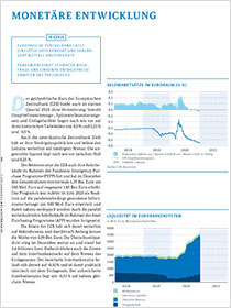 Cover der Publikation Schlaglichter der Wirtschaftspolitik "Monetäre Entwicklung"