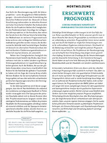 Cover der Publikation Schlaglichter der Wirtschaftspolitik "Wortmeldung"