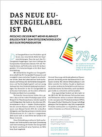 Cover der Publikation Schlaglichter der Wirtschaftspolitik "Das neue EU-Energielabel ist da"