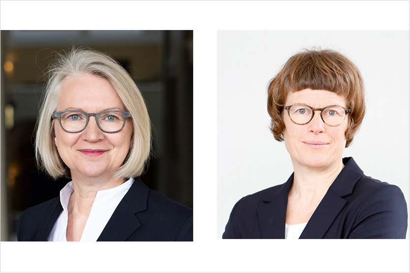 Frau Prof. Dr. Monika Schnitzer (links) und Frau Prof. Dr. Veronika Grimm (rechts)
