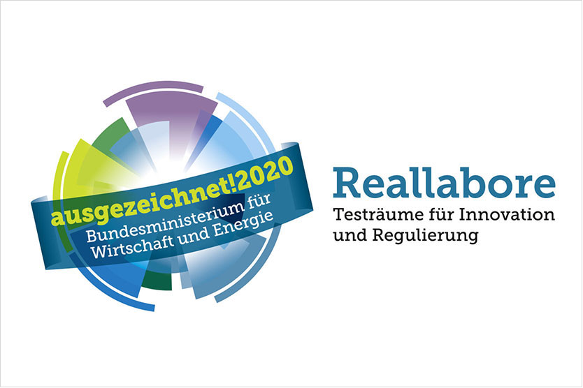 Logo Reallabore - Testräume für Innovation und Regulierung