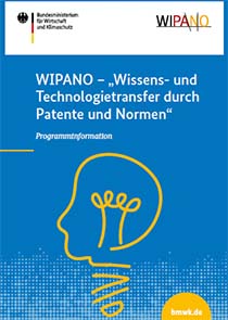 WIPANO – „Wissens- und Technologietransfer durch Patente und Normen“