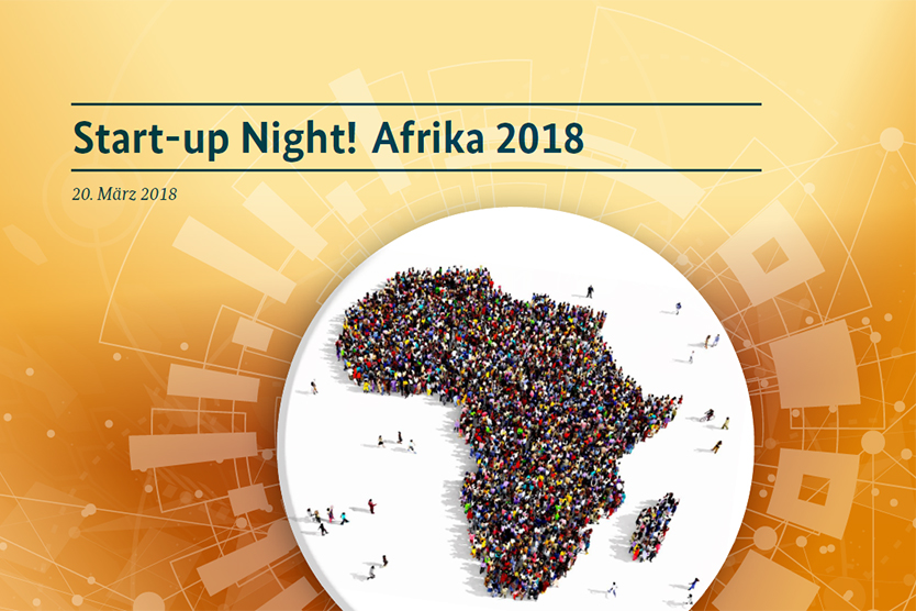Keyvisual zu Start-up Night! Afrika 2018