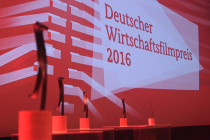 Screenshot aus dem Video zur Verleihung des Deutschen Wirtschaftsfilmpreises 2016; Quelle: BMWi