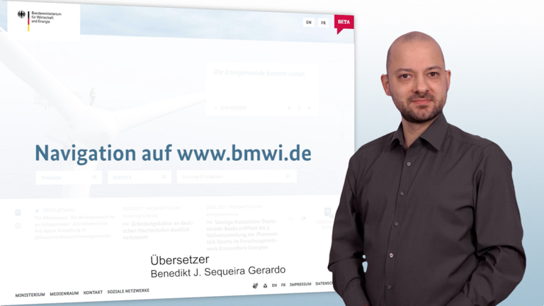 Standbild aus dem Video Informationen in Deutscher Gebärdensprache