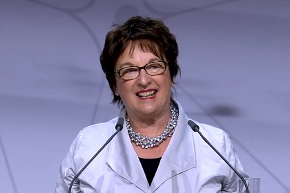 Screenshot aus dem Video Bundeswirtschaftsministerin Brigitte Zypries zur Eröffnung