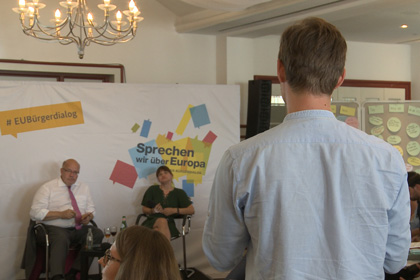 Screenshot aus dem Video EU-Bürgerdialog in Starnberg
