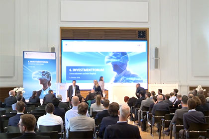 Screenshot aus dem Video 6. EXIST-Investmentforum „Innovationen suchen Kapital“