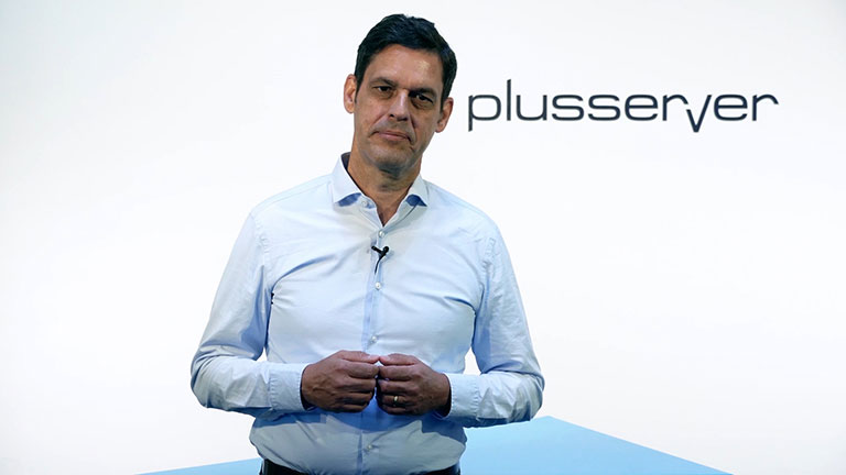 Screenshot aus dem Video von der PlusServer GmbH