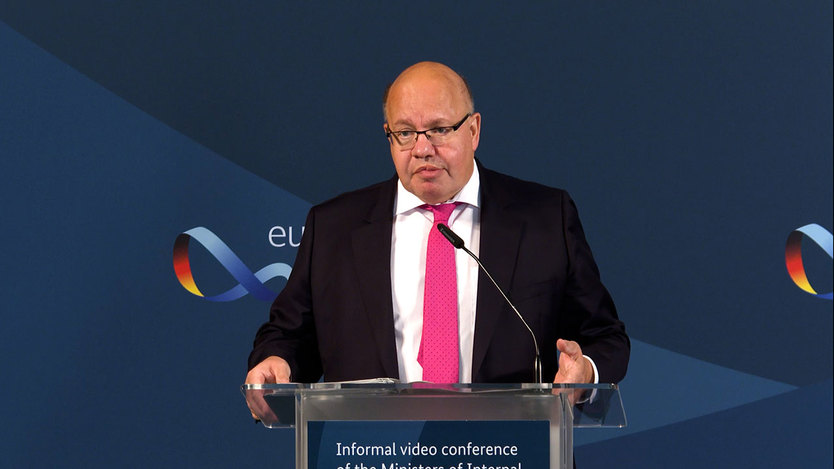 Screenshot aus dem Video Informelle Videokonferenz der Ministerinnen und Minister für Binnenmarkt und Industrie