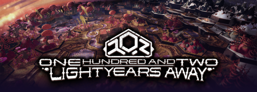 Logo von „One hundred and two light years away”