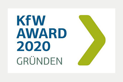 Logo des KfW-Award Gründen 2020