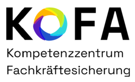 Logo "KOFA Fachtkräftesicherung für kleine und mittlere Unternehmen"