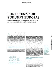 Konferenz zur Zukunft Europas Cover